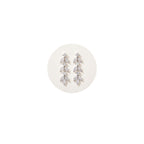 SWEETV Cubic Zirconia Wedding Earrings for Brides, Marquise Bridal Earrings