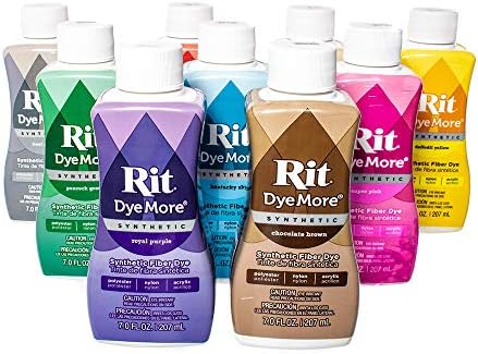 Rit DyeMore 7 Oz. Synthetic Liquid Fiber Dye for Clothing, Décor, and Crafts – Racing Red (3 Pack)