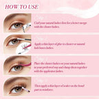 Lash Clusters Kit Wispy Lashes -Lash Clusters Clear Band Eyelash Clusters Natural Look Lash Extension Kit Invisible Band Individual Lashes Clusters 0.07D 8-16MM WideSpan Cluster Eyelash Extension DIY
