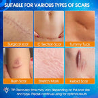 Silicone Scar Sheets (1.6" X 120" Roll), Medical Grade Silicone Scar Tape, Soft Silicone Scar Patches for Surgical Scars, C Section, Keloid, Tummy Tuck, Burn