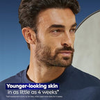 NIVEA MEN Age Defense Advanced Serum with Thiamidol (TM) and Hyaluronic Acid, Fast-Absorbing Face Serum Helps Reduce Look of Dark Spots, Fine Lines and Wrinkles, 1 Fl Oz Bottle