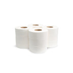 Morsoft by Morcon Jumbo Toilet Paper Rolls, 12 Rolls/Carton, 2-Ply, 100% Recycled Fibers, Soft and Absorbent, Fits in Jumbo Tissue Dispensers, Commercial Toilet Paper