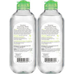 Garnier Micellar Water for Oily Skin, Facial Cleanser & Makeup Remover, Mattifying, For All Skin Types, Vegan, Cruelty Free, 13.5 Fl Oz (400mL), 2 Count