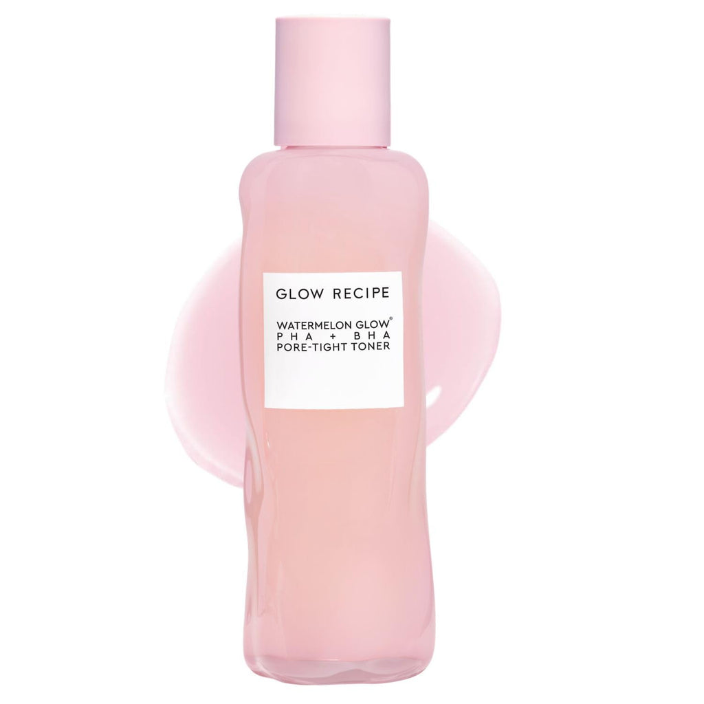 Glow Recipe PHA + BHA Face Toner, Korean Exfoliating Toner for Pores, Gentle Chemical Exfoliant + Hydrating Toner, Watermelon, Cactus Water + Glycerin (150ml)