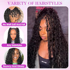 Human Braiding Hair 2Bundles 160g for Bohemian Braids Deep Wave Human Braiding Hair for Boho Braids No Weft Freetress Honey Blonde Human Hair for Braiding Hair 24 Inch (27#)