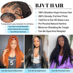 30 Inch 13X6 Lace Front Wigs Human Hair 200 Density Deep Wave Lace Front Wigs Human Hair Pre Plucked Deep Curly Glueless Wigs Human Hair for Women