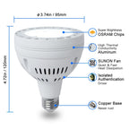 LED Pool Light for Inground Pool, 12V 50W 5000LM Daylight White Swimming Pool LED Light Bulb Replacement for 300~800W Traditional Bulb, Fit in for Pentair and Hayward Pool Light Fixtures