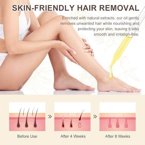 Cyperus Rotundus Oil, Natural Cyperus Rotundus Oil for Hair Removal, Reduces Unwanted Hair Growth, Moisturizes & Soothes The Skin, Reducing Body Hair Growth, Shrink Pores, Suitable for All Skin Types