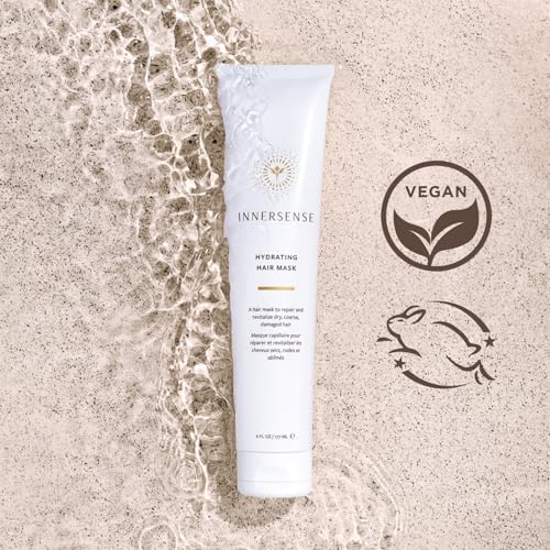 INNERSENSE Organic Beauty - Natural Hydrating Hair Mask | Non-Toxic, Cruelty-Free, Clean Haircare (6oz)