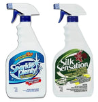 Sparkle Plenty Chandelier Cleaner Drip Dry Spray No Wipe Bundle - Silk Plant Cleaner Spray No Wipe - Dust Cleaning Supplies for Fake Plant, Artificial Flower, Shower Glass or Window Screen (32 oz)