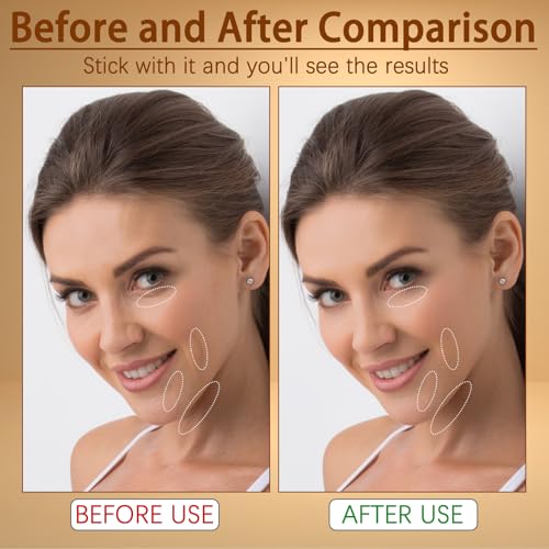 7-in-1 Face Massager Tool for Skin Care, Red Light Therapy for Face, Double Chin Gift (Pink)