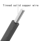 TUOFENG 22 AWG Yellow Wire 100ft - Flame Resistant, Rated for 300V, 1.6mm OD - Temperature -40°C to 80°C - Solid Core Jumper Wire, 3.2A Current - Ideal for Electronics Projects and Breadboards