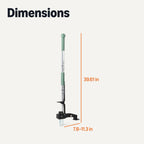 Amazon Basics Stand Up Weed Puller for Garden and Backyard, 4 Claw, 39.61", Black/Olive