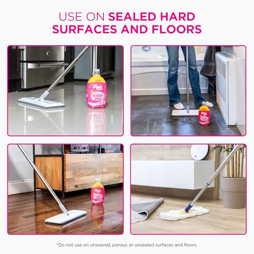 Stardrops - The Pink Stuff - The Miracle Floor Cleaner Spray - Squirt and Mop, (Pack of 4)