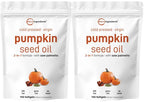 Micro Ingredients Pumpkin Seed Oil with Saw Palmetto, 300 Softgels (2 Pack) | Cold Pressed, Pure Virgin Oil, Essential Fatty Acids, & Phytosterols | Natural Herbal Supplement | Non-GMO