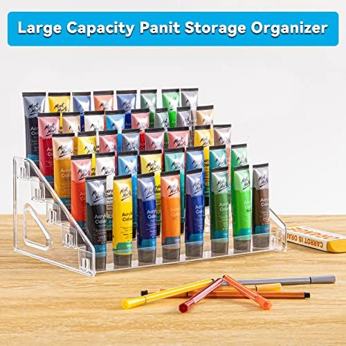 Nail Polish Organizer Acrylic Display Rack for Nail Polish Holder Sunglasses Organizer Essential Oils Holder Clear Eyeglasses Display Case Makeup Organizer