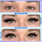 Lash Clusters Kit Wispy Lashes clusters Natural Fluffy Eyelashes Clusters 12mm 14mm 16mm Mixed Cluster Eyelash Extensions Kit D Curl DIY Individual Lashes Kit with Bond and Seal Lash Glue