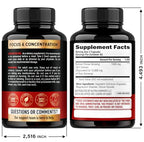 Panax Ginseng 15,000 mg - Red Korean Ginseng Supplement for Men - Extra Strength 10:1 Extract - Energy, Focus, Productivity & Performance - Natural & Vegan - Made in USA - 120 Capsules, 2 Month Supply