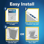 Filtrete 20x25x1 AC Furnace Air Filter, MERV 13, MPR 2200, Elite Allergen, Bacteria & Virus Filter, 3-Month Pleated 1-Inch Electrostatic Air Cleaning Filter, 2-Pack (Actual Size 19.69x24.69x0.78 in)