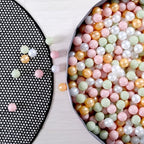 GOGOSO Ball Pits Balls for Toddlers Pack of 50 100 200 Plastics Shape Ball Non-Phthalate Non-BPA Non-Toxic 2.2-Inch Crush Proof Play Balls