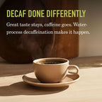 Peet's Coffee, Dark Roast Decaf Keurig K-Cup Pods, Decaffeinated Arabica Coffee - Decaf House Blend 60 Count (6 Boxes of 10 K-Cup Pods)