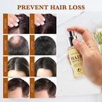 Veganic Natural Hair Growth Oil: Venanoci Hair Growth Serum with Biotin & Rosemary for Anti-Hair Loss, Hair Regrowth & Thickening – Strengthens & Nourishes Hair for Women & Men (2pcs)