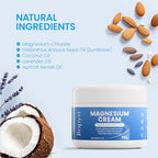 Magnesium Cream for Sleep: Magnesium Lotion Easily Absorbed by Muscles Long Lasting Moisturizing 90g/3.17oz