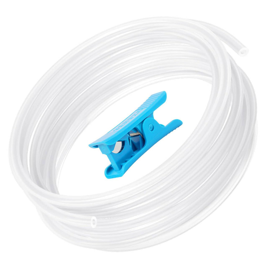 Ultra-Clear Tube for 1.75mm Filament with Cutter for Bambu Lab A1/A1 mini AMS/P2S/P1S/X1C