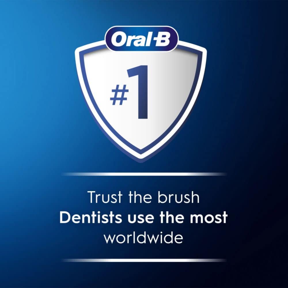 Oral-B Pro 1500 CrossAction Electric Power Rechargeable Battery Toothbrush, Powered by Braun