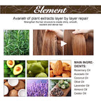 180 ML HuaQing Veganic Natural Hair Growth Oil, Eelhoe Hair Growth Organic Rosemary Hair Oil for Damaged Hair.(3 Pcs)