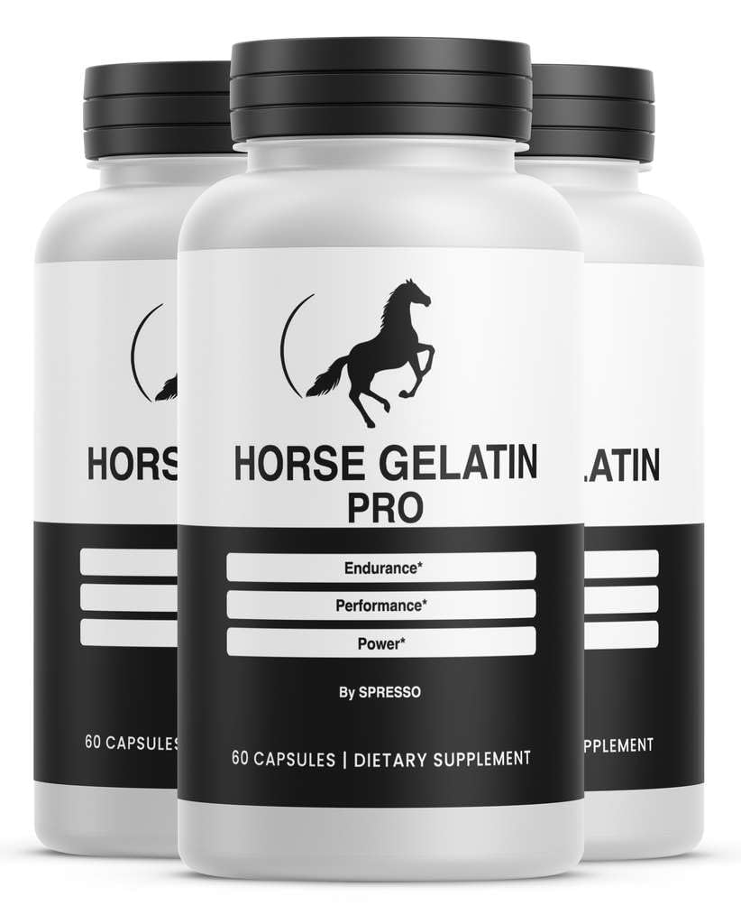 (3 Pack) Horse Gelatin Capsules - Official HorseGelatin Supplement Pills with Premium Ingredients, Advanced Formula Support for Overall Health & Wellness Reviews (180 Capsules)