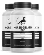 (3 Pack) Horse Gelatin Capsules - Official HorseGelatin Supplement Pills with Premium Ingredients, Advanced Formula Support for Overall Health & Wellness Reviews (180 Capsules)