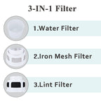 VIWINVELA 3 IN 1 Indoor Dryer Vent Kit Filter Bucket for Electric Dryer - No Duct Included