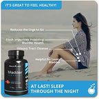 Bladder Control Supplement - Overactive Bladder Control Pills - Potent Blend of Pumpkin Seed oil, Cranberry Extract & Vitamin D3 - Urinary Tract Infection Treatment for Women & Men - UTI Relief - 60Ct