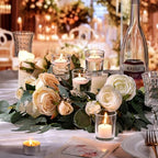 Letine 36-Pack Votive Candle Holders, Clear Glass Tea Light Holders