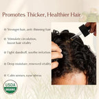 YANIBEST Organic Rosemary Essential Oil, Castor Oil, 100% Pure Natural Hair Oil for Strengthening Hair, Nourish and Repair Damaged Hair, Improve Scalp Health