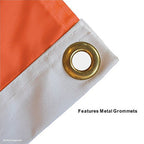 College Flags & Banners Co. Clemson Tigers Embroidered and Stitched Nylon Flag