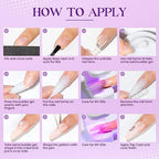 MIZHSE Solid Builder Gel for Nails, 60g White 3D Gel Nail Art Sculpture Gel Non-Sticky Carving Nail Extension Soak Off UV LED Hard Gel for Nail Salon Home DIY Manicure