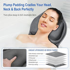 Full Body Bath Pillow for Bathtub, Luxury Bath Gifts for Women Thick Bathtub Cushion for Soaking Tub with Laundry Bag, Bathtub Pillow Luxury Bathtub Pillows for Head,Neck & Back,Spa (Light Grey)