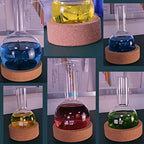 Laboratory Flask Cork Stand - Lab Flask Support Cork Stand,Cork Flask Holder,Mat Ring Holder for Round Bottom Flasks,5 Sizes for 10ml-2000ml Flasks (80mm/3.15in-140mm/5.51in, 5)