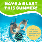 Watermelon Ball The Original Pool Toys for Kids Ages 8-12 - 9 Inch Pool Ball for Teens, Adults, Family - Pool Games, Pool Toys, Fun Swimming Pool Games, Water Football, Tag, Diving and Beach Ball Play