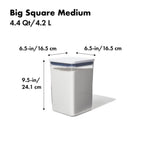 OXO Good Grips POP Container, Airtight Food Storage for Pantry, 4.4 Qt