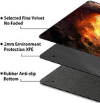 Playmat for MTG, with Free Storage Bags,Game Mat 24 x 14 inches, TCG and Board Game Mat for Cards,Mousepad Desk Mats (Regular,Magic Mat 3)