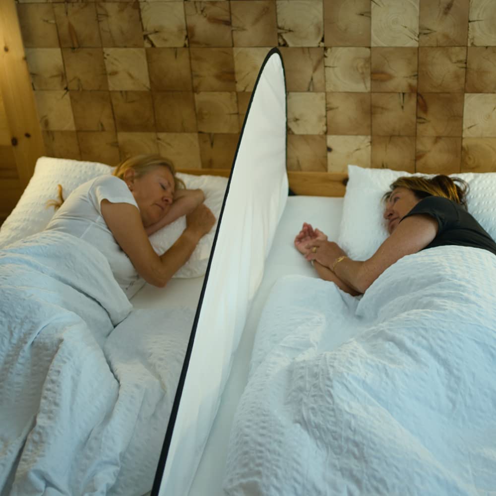 komovo Cliwo Double Bed Divider – Screen for All Bed Types – Easy Assembly, Stable – Innovation and Quality Made in Italy