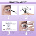 B&Qaugen Magnetic Eyelashes with Applicator Lashes Reusable Glue-Free Natural Look Cluster Kit Easy to Wear and Remove（M02）