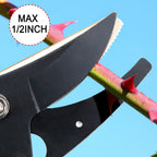 Byhagern 32-Inch Cut and Hold Pruners, Long-Reach Tree Pruner with Rotating Cutter Head, Long Pruning Shears for Garden, Fruit Picking, Branches Trimming
