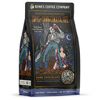 Bones Coffee Company Army Of Dark Chocolate Flavored Coffee Beans, Whole Bean Coffee Dark Roast Low Acid, Dark Chocolate Flavor (12 oz)