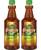Green Gobbler Cold Pressed Concentrated Orange Oil for Home and Outdoor Multi-Purpose Cleaning- Hundreds of Uses - 32 oz (2 PACK)