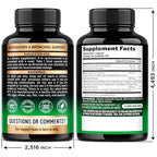 Mullein Leaf Extract for Lung Detox - Marshmallow Root | Echinacea | Oregano | Quercetin | NAC - 15-in-1 Lung Support & Cleanse for Smokers Supplement - Made in USA - As Drops, Tincture - 120 Capsules