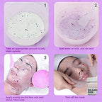 Jelly Mask Powder for Facial Professional Natural Gel Powder hydrojelly Mask Peel Off Face Masks SkinCare, Moisturizing & Hydrating 23 Fl Oz (Hyaluronic Acid) (Lavender)